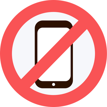 No Cell Phone Sign